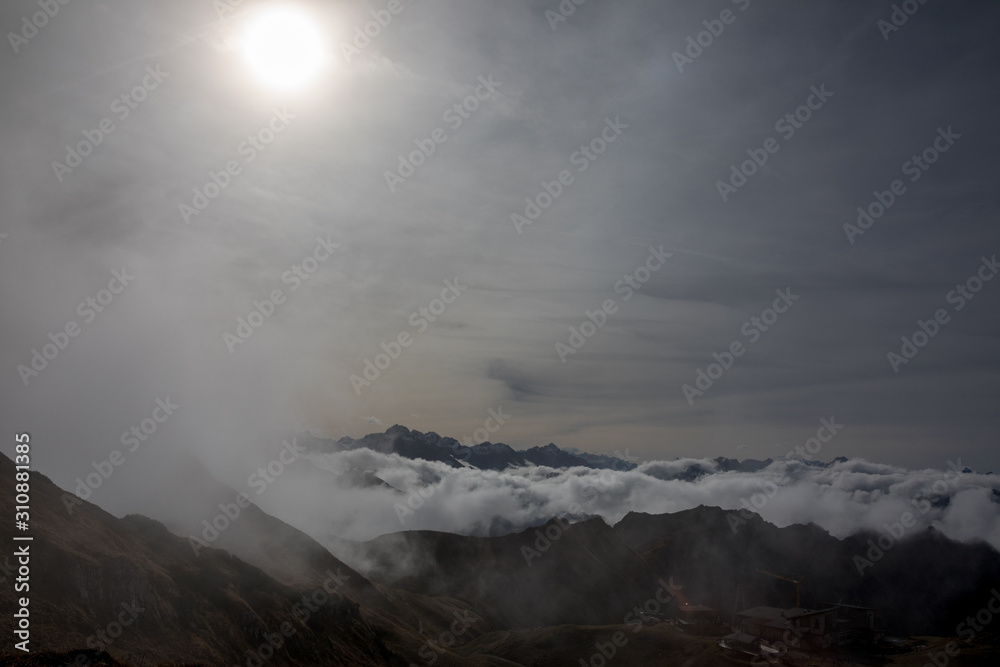 Die Allgäuer Alpen vom Nebelhorn
