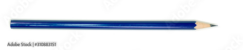 blue pencil isolated on white backgroundl.