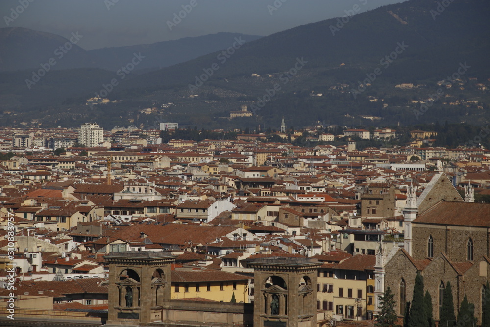 Obraz premium Panoramic view of the city of Florence