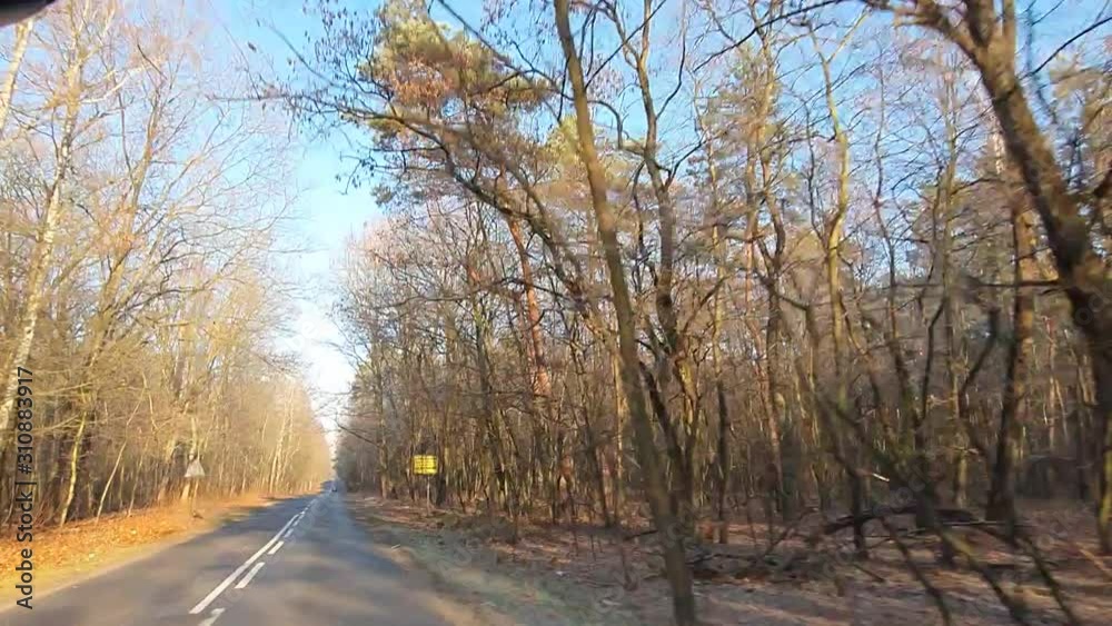 Hyperlapse. Jazda samochodem Hyperlapse. Jazda samochodem