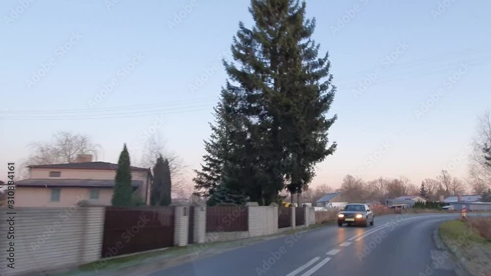 Hyperlapse. Jazda samochodem po ulicach miasta. Hyperlapse. Jazda samochodem po ulicach miasta.