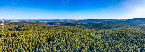 Panorama Thüringer Wald bei Oberhof photo