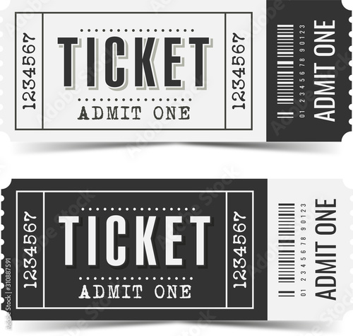 Retro Ticket templates	