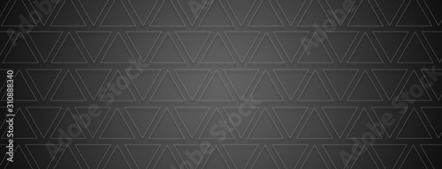 abstract geometric triangle pattern background - Panoramic