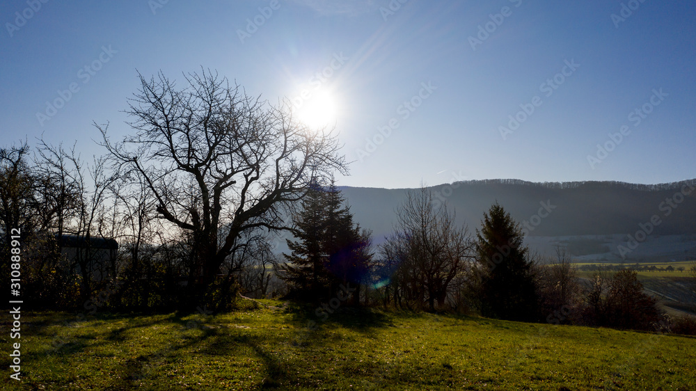 Herbst auf der Schwäbischen Alb - Luftbild Herbst auf der Schwäbischen Alb - Luftbild