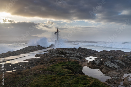 Fotografie Sea enraged on the coast of Cantabrico!