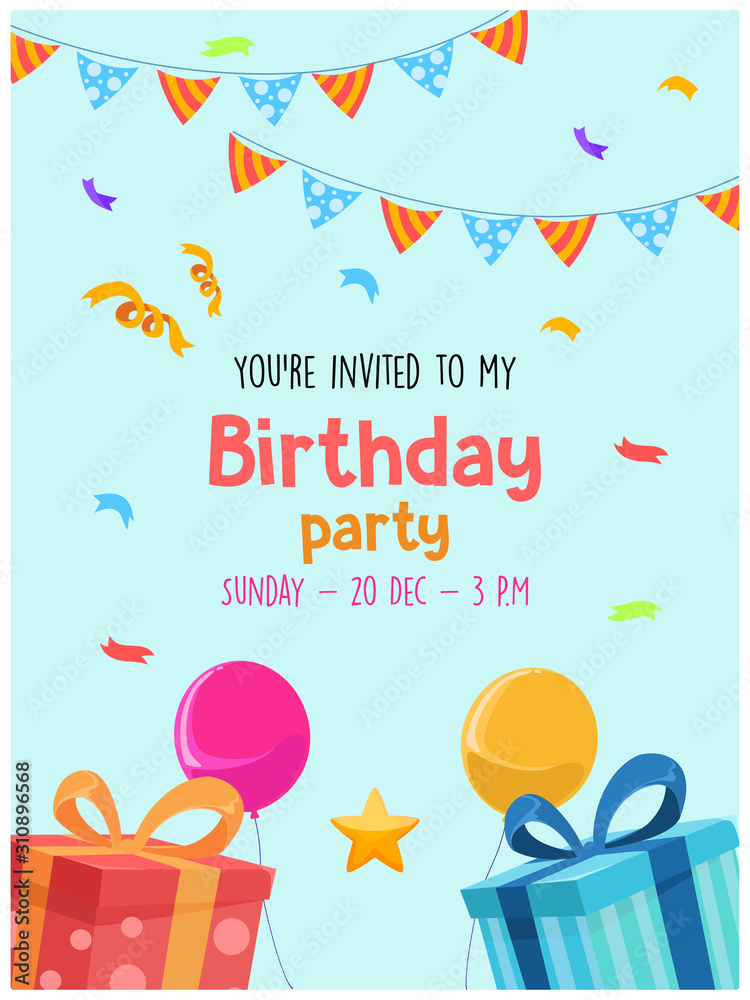 BIRTHDAY INVITATION CARD BIRTHDAY INVITATION CARD