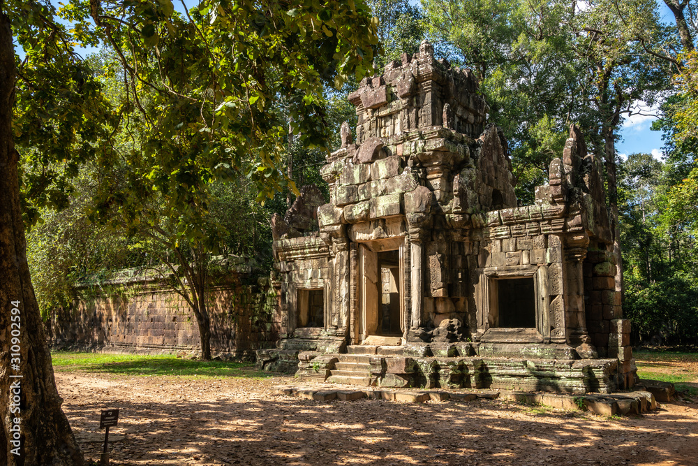 Gate at Angkor Thom Ruin near Siem Reap