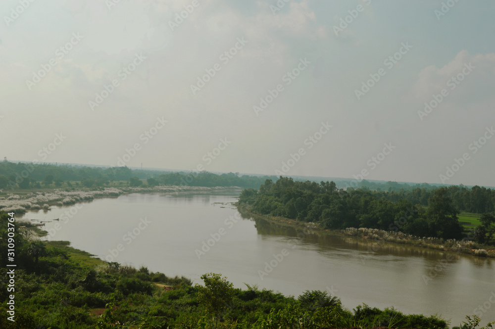 river shilabati in blending way