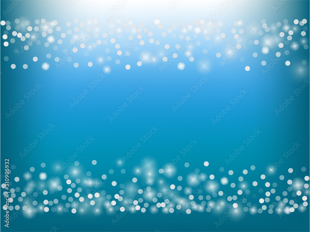 Falling Snow Confetti Winter Vector Background. 