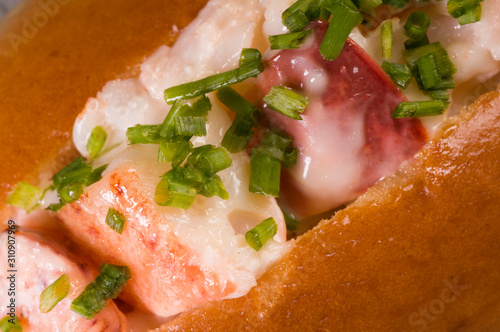 lobster roll close up