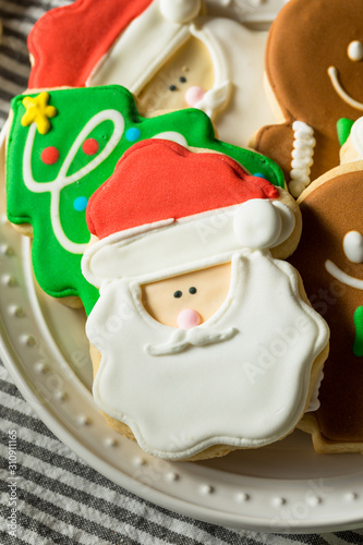 Homemade Decorated Christmas Sugar Cookies