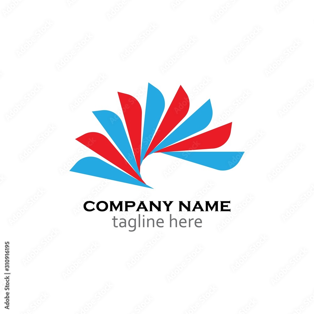 Fototapeta premium Business Element icon, Corporate vector logo design template