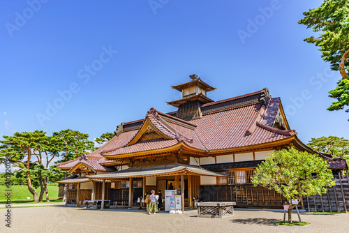 北海道の夏 函館 特別史跡 五稜郭跡 箱館奉行所