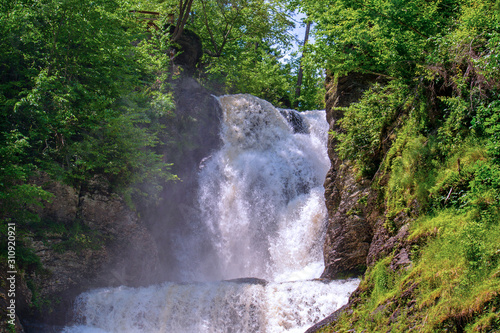 Waterfall in the Mountains