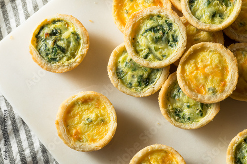 Obraz na płótnie Homemade Mini Egg Quiches