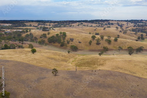 Rural farmland outside of Adelaide in South Australia