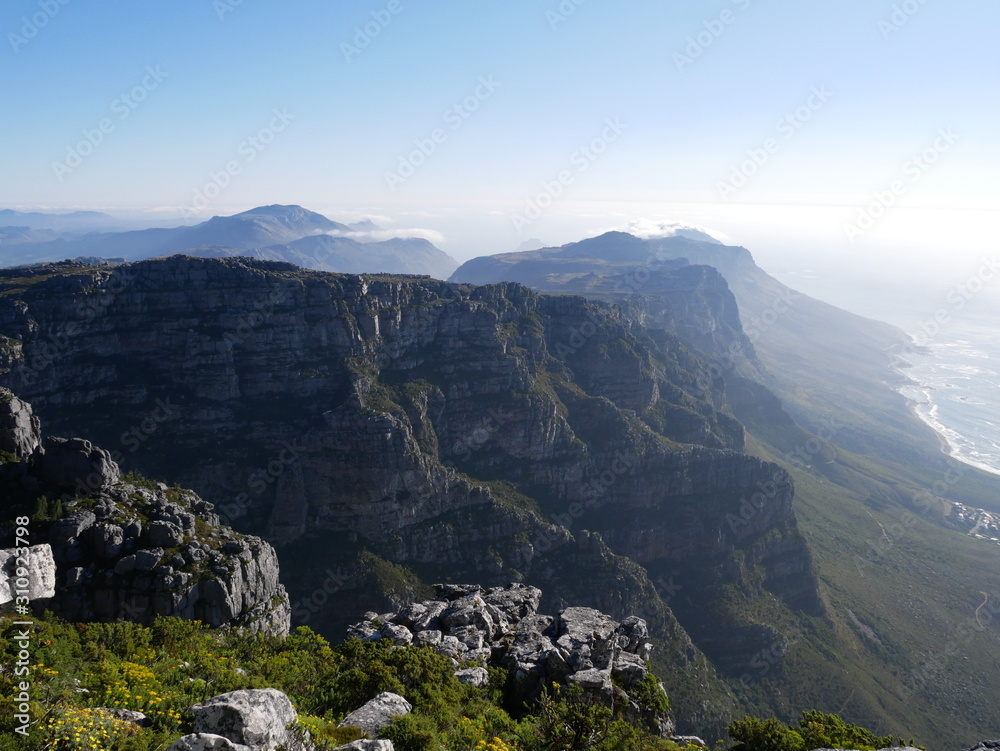 Vue Table Mountain Cape Town Afrique du Sud