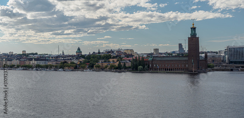 Obraz na płótnie Panoramic view of Stockholm, Sweden w salonie