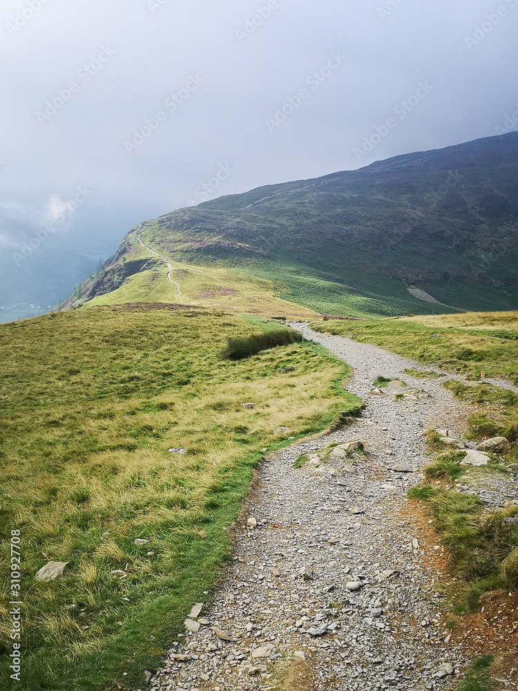 Fototapeta premium Lake District, Cumbria, United Kingdom in August 2019