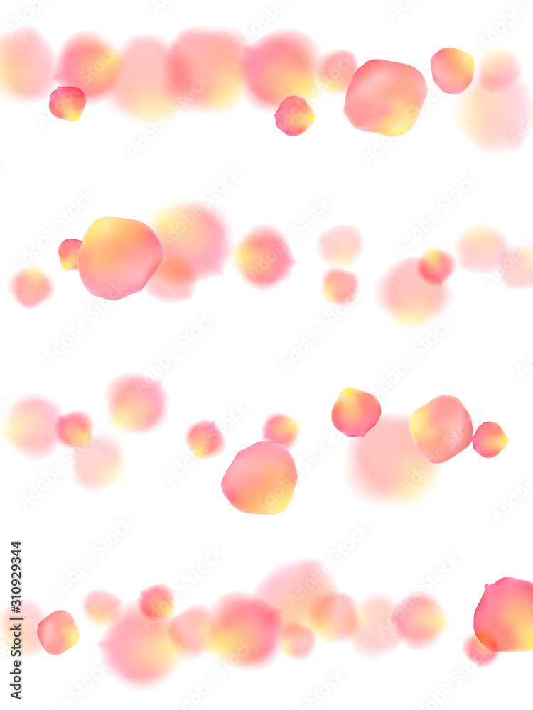 Rose gold petals flying cosmetics vector background. Rose gold petals flying cosmetics vector background.