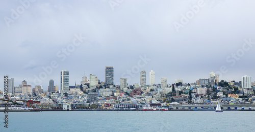 Panoramic view of San Francisco  California  USA Skyline