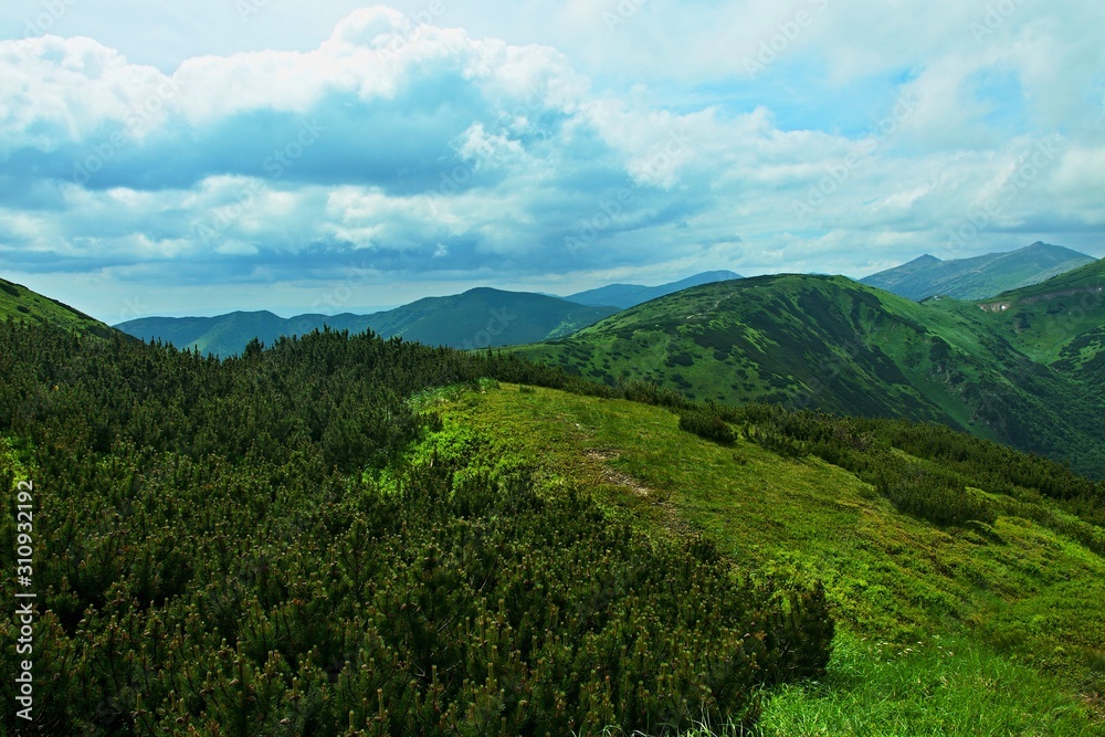 Slovakia-view from the Journey of the Heroes of SNP in the Low Tatras