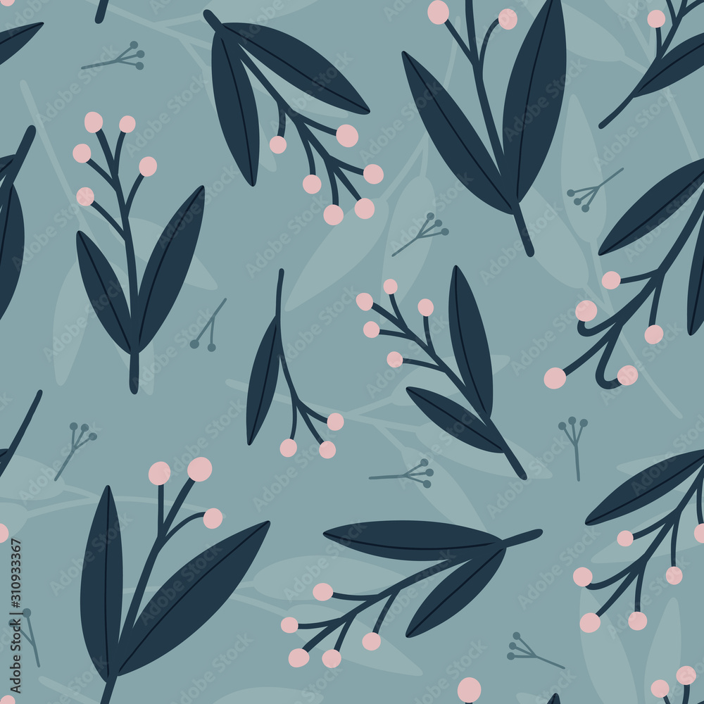 Simple and elegant vector flower texture. Abstract Floral seamless pattern. Simple botanical background. Simple and elegant vector flower texture. Abstract Floral seamless pattern. Simple botanical background.