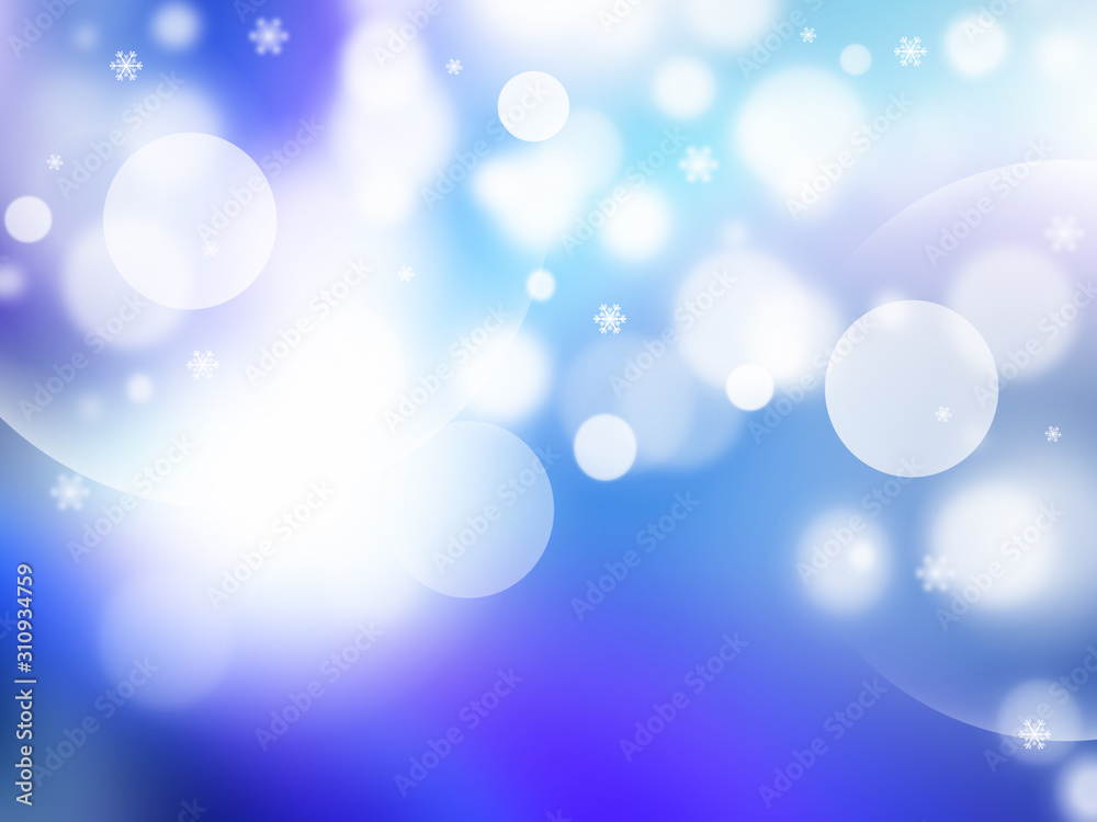 Christmas blue background with snowflakes Christmas blue background with snowflakes