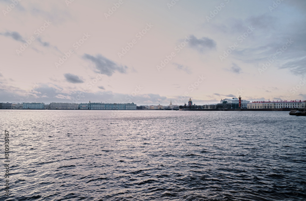 Neva river at Peter and Paul fortress