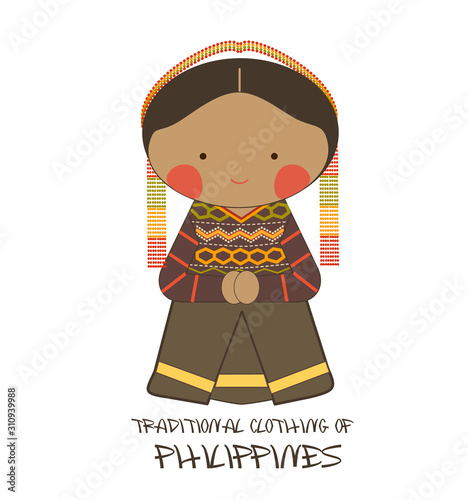 Traditional Clothing of Philippines, Tboli photo