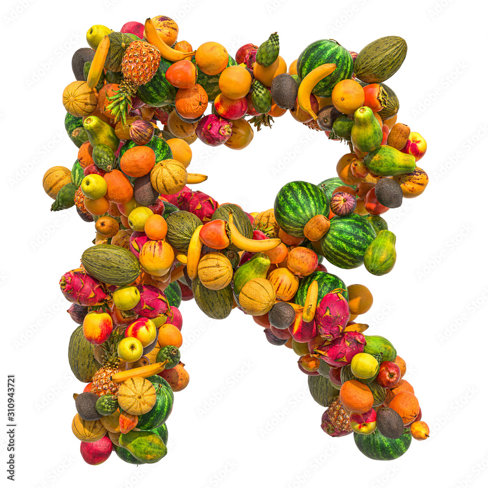 Letter R Fruit Font 3D Rendering Stock Illustration Adobe Stock letter-r-fruit-font-3d-rendering-stock-illustration-adobe-stock