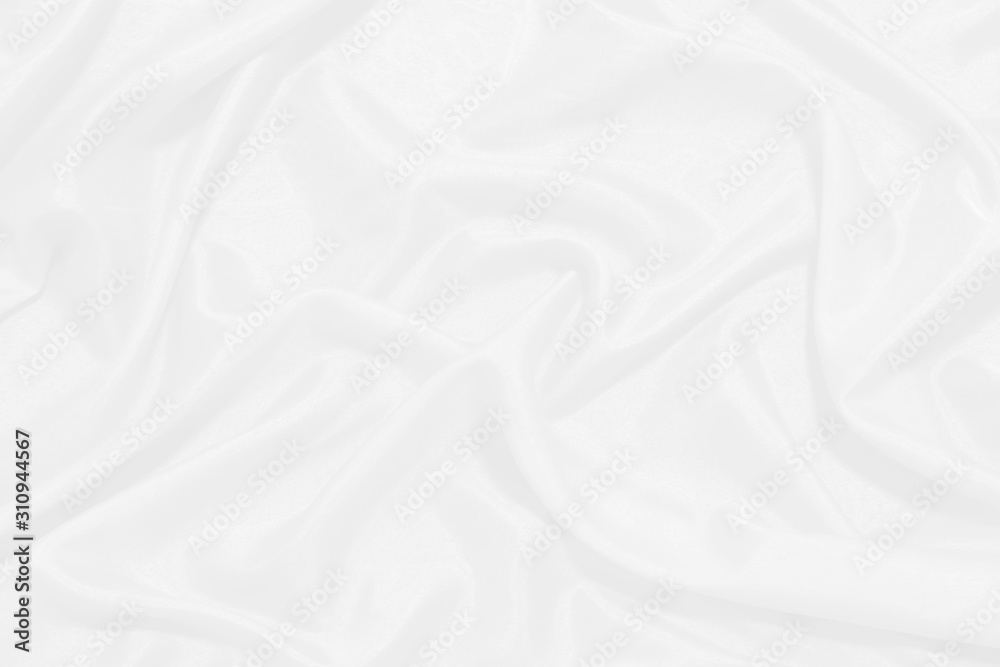 Obraz premium White cloth texture background. Abstract white background