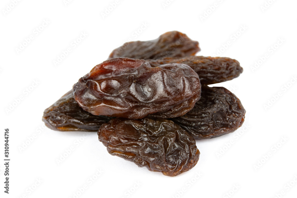 Raisins isolated on white background with clipping path . Raisins isolated on white background with clipping path .