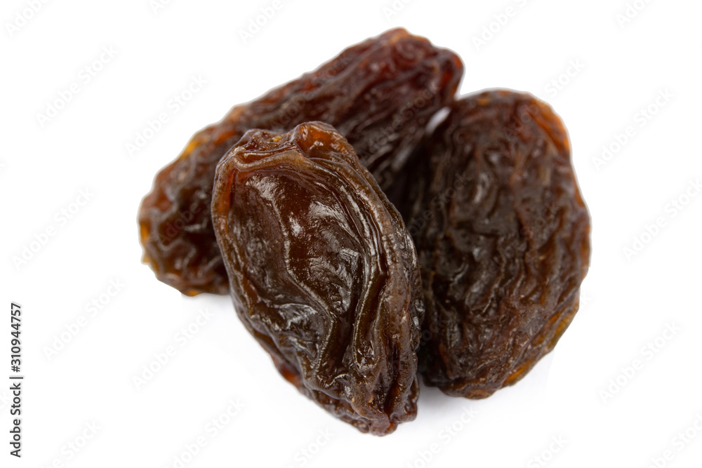 Raisins isolated on white background with clipping path . Raisins isolated on white background with clipping path .