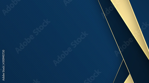Abstract Dark Blue Modern Line Background Presentation Design Vector