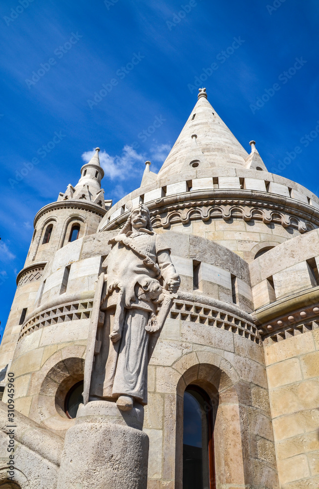 Fisherman's Bastion in Budapest. Hungary 