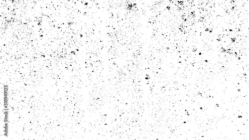 Grunge Pattern. Old Concrete structure with Stains. Black white texture. Distress grain. Concrete Pattern with Drip of a liquid. Grungy dirty overlay. Stock vector illustration