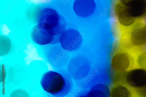 Wallpaper Mural BOKEH CHRISTMAS BLURRY AND COLORFUL BACKGROUND, LIGHT LEAK WITH LENS FLARES Torontodigital.ca