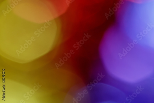 Wallpaper Mural BOKEH CHRISTMAS BLURRY AND COLORFUL BACKGROUND, LIGHT LEAK WITH LENS FLARES Torontodigital.ca