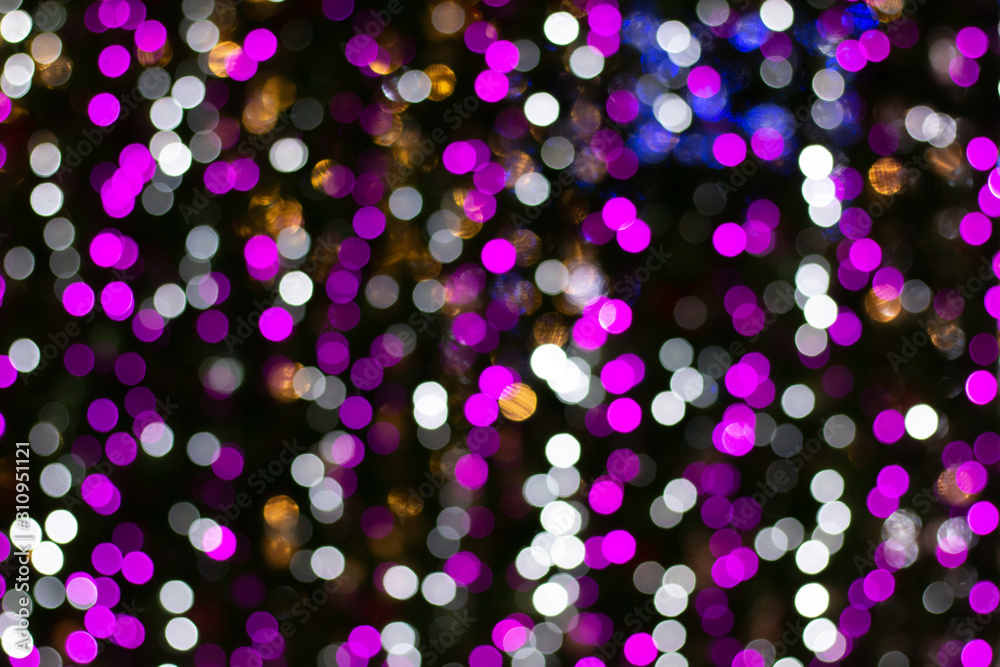 Colorful blurred abstract bokeh background pattern
