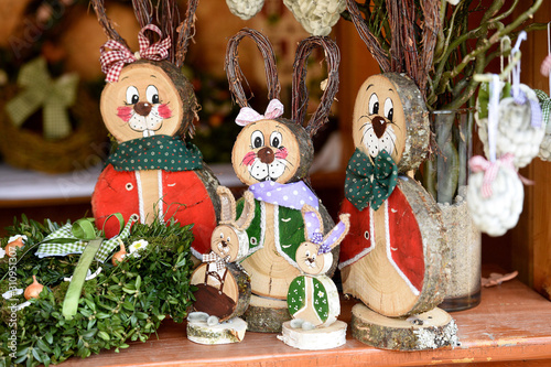 Bild auf Leinwand Ostermarkt im Kulturzentrum „Alfa“ Steyrermühl (Laakirchen, Bezirk Gmunden; Salz