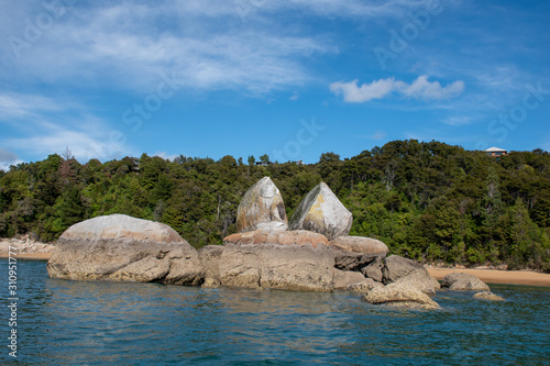 rocks and sea