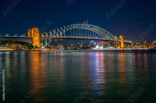 sydney harbour bridge at night © Andreas