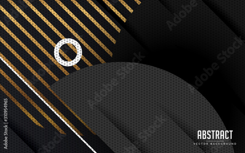 abstract background geometric black and grey color modern design