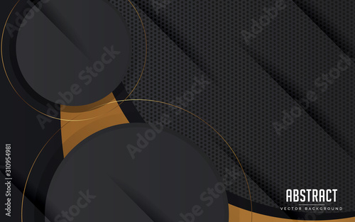 abstract background geometric black and grey color modern design