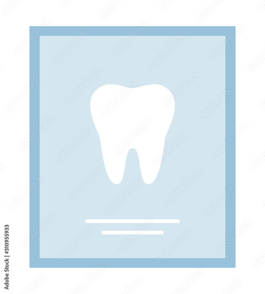 Dentist certificate vector icon flat isolated Dentist certificate vector icon flat isolated