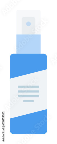 Oral spray vector icon flat