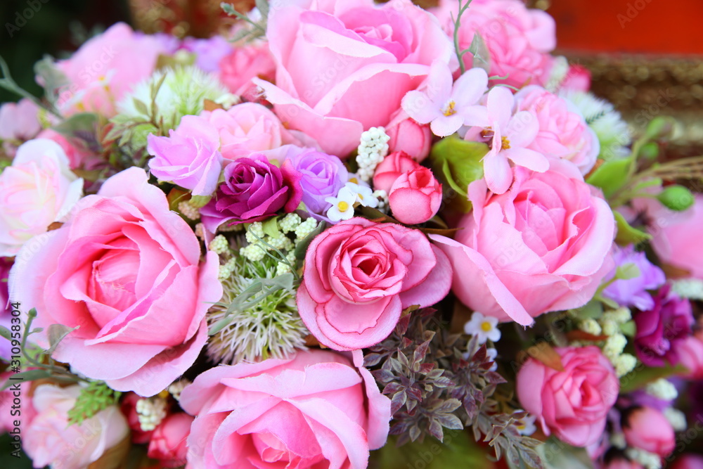 Pink Fabric Bouquet Pink Fabric Bouquet