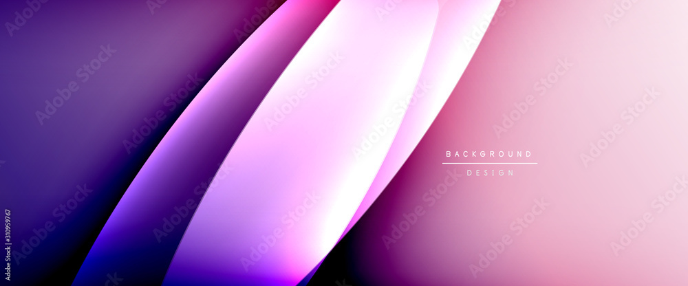 Wave liquid style lines with shadows and light on gradient background. Trendy simple fluid color gradient abstract background with dynamic straight shadow line effect Wave liquid style lines with shadows and light on gradient background. Trendy simple fluid color gradient abstract background with dynamic straight shadow line effect